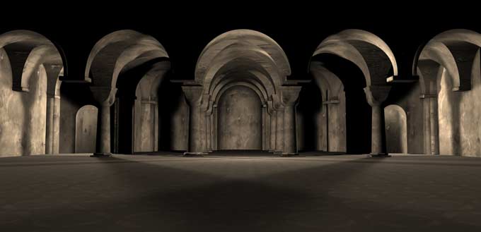 das Fundament des romanischen Domvorgängers