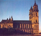 Der Magdeburger Dom vom Norden betrachtet.